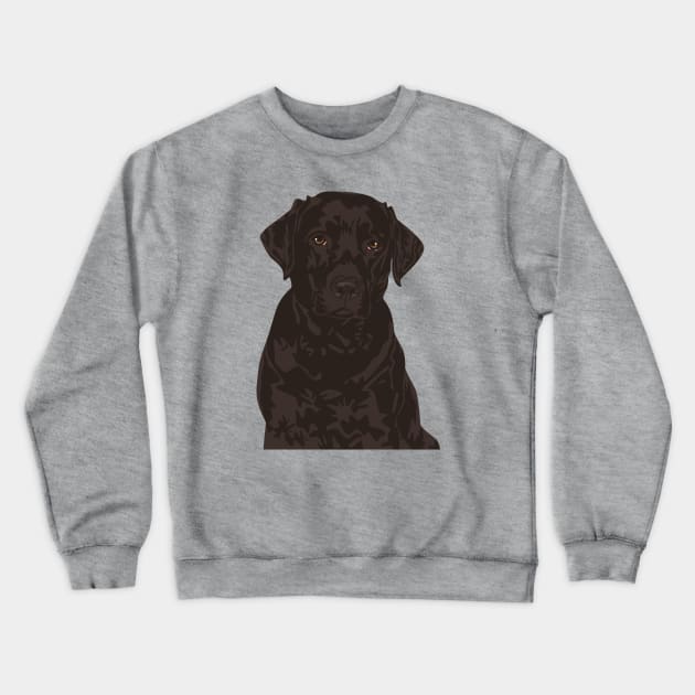 Cool Black Labrador Retriever Dog Stone T-Shirt Crewneck Sweatshirt by riin92